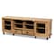 Baxton Studio Walda Modern and Contemporary Oak Brown Finished Wood 2-Drawer TV Stand 190-12000-ZORO - alternate 6